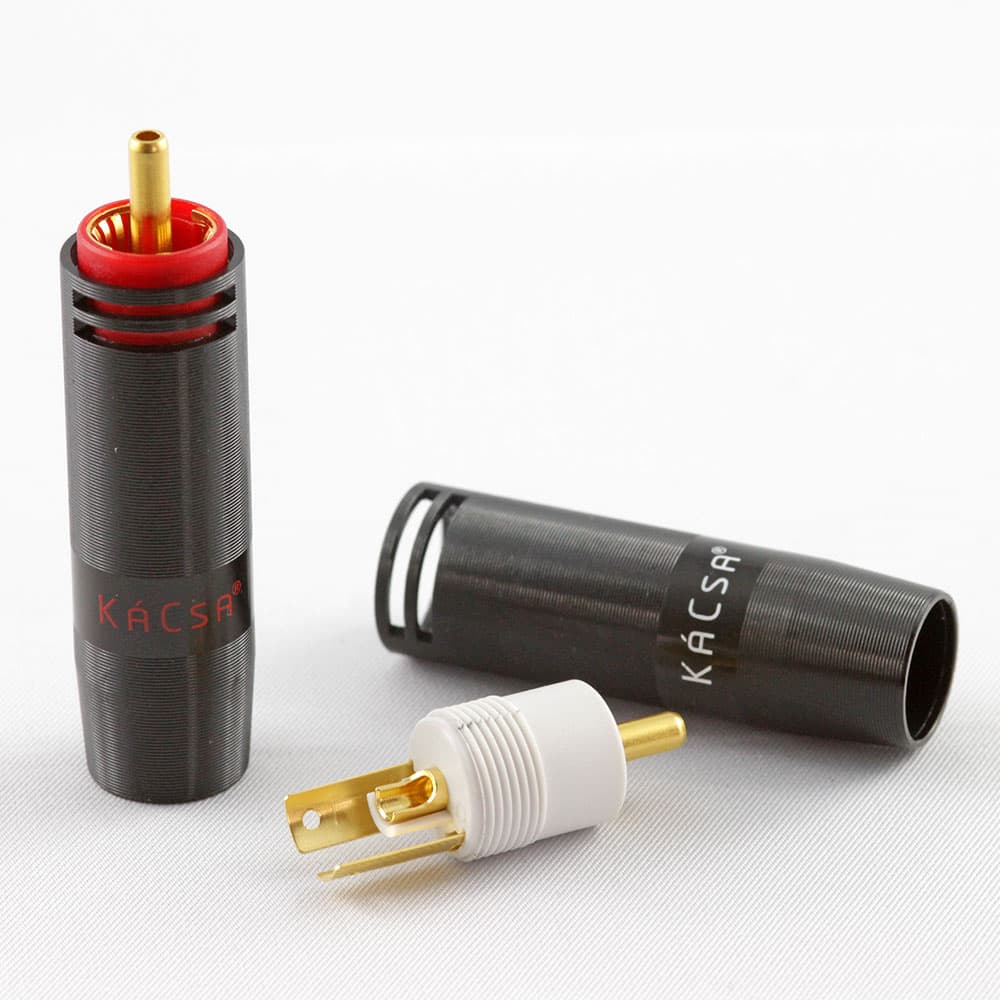 Złącze RCA HighEnd Kacsa RP-201G-11