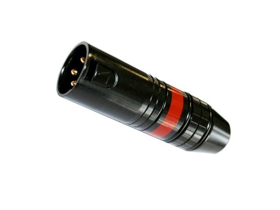 KáCsa MC-945G – pozłacany wtyk XLR męski