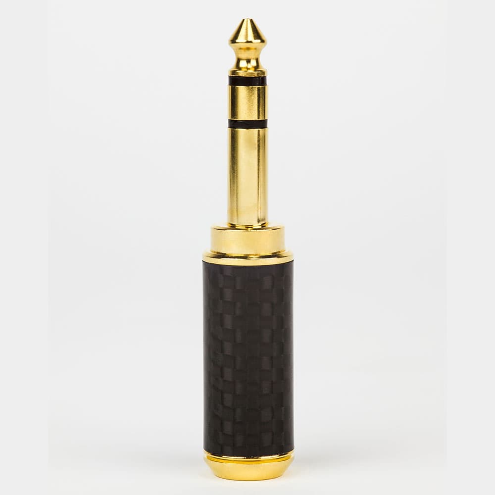 KáCsa AP-330G – pozłacany wtyk Jack 6,3 mm stereo