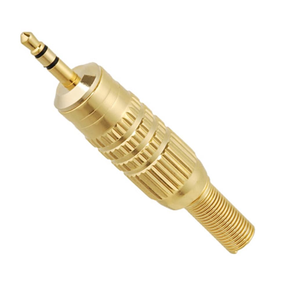 KáCsa AP-337G – pozłacany wtyk Jack 3,5 mm stereo