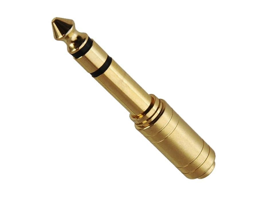 KáCsa AA-614G - adapter Jack 6,3 mm stereo - mini Jack 3,5 mm