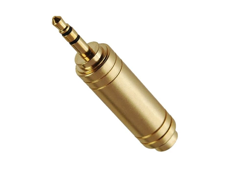 KáCsa AA-631G - adapter Jack 3,5 mm - 6,3 mm, złocony