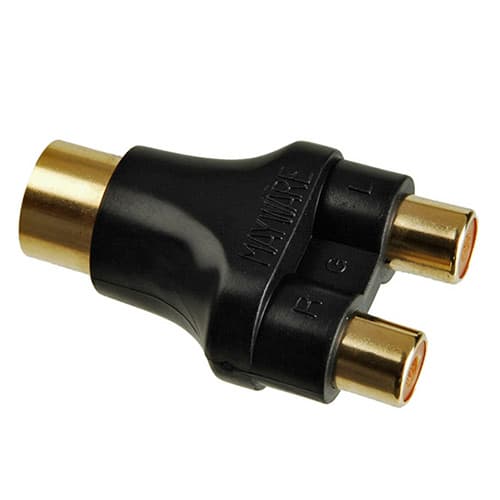 KáCsa AA-715G - adapter DIN 5-pin - 2 × RCA