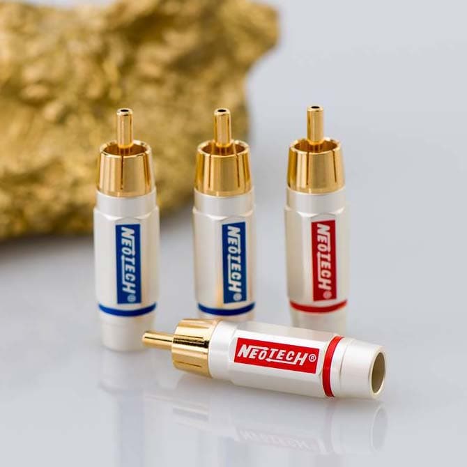 Neotech DG-203II – wtyk RCA (zestaw 4 szt.)