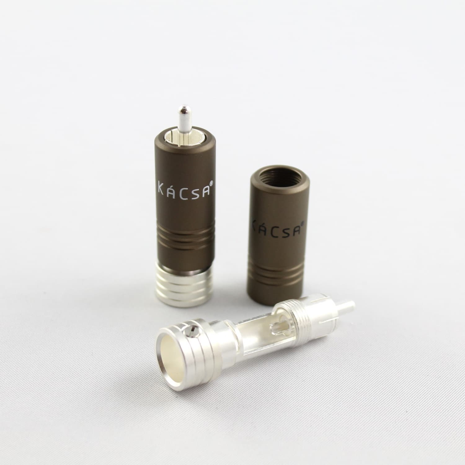 KáCsa RP-100ST – wtyk RCA posrebrzany